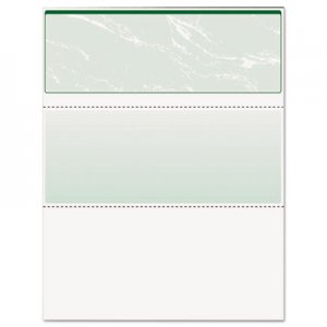 DocuGard 04502 Standard Security Check, Green Marble, Top, 24 lb, Letter, 500/Ream PRB04502