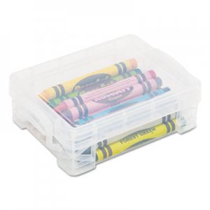 Advantus 40311 Super Stacker Crayon Box, Clear, 3 1/2 x 4 4/5 x 1 3/5 AVT40311