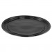WNA WNAA512PBL Caterline Casuals Thermoformed Platters, PET, Black, 12" Diameter
