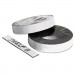 ZEUS BAU66151 Dry Erase Magnetic Label Tape, White,1" x 50 ft