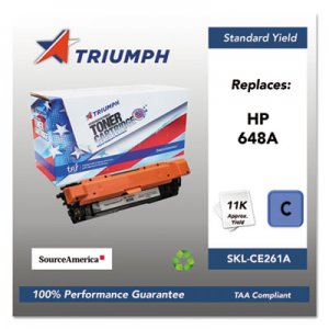 Triumph SKLCE261A 751000NSH1115 Remanufactured CE261A (648A) Toner, Cyan