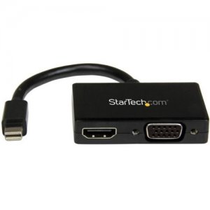 StarTech.com MDP2HDVGA Travel A/V adapter: 2-in-1 Mini DisplayPort to HDMI or VGA converter