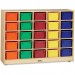 Jonti-Craft 0426JC 25 Cubbie-Tray with Colored Bins