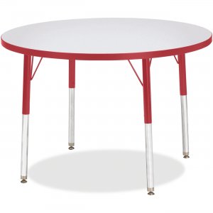 Berries 6488JCA008 Adult Height Color Edge Round Table