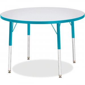 Berries 6488JCA005 Adult Height Color Edge Round Table