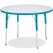 Berries 6488JCA005 Adult Height Color Edge Round Table