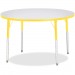 Berries 6468JCA007 Adult Height Color Edge Round Table