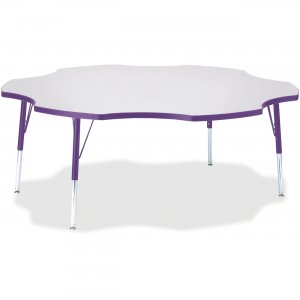 Berries 6458JCE004 Elementary Height Prism Six-Leaf Table
