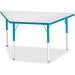 Berries 6438JCA005 Adult-sz Gray Laminate Trapezoid Table