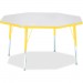 Berries 6428JCE007 Elementary Height Color Edge Octagon Table