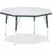 Berries 6428JCA180 Adult Height Color Edge Octagon Table