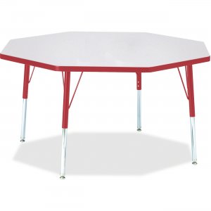Berries 6428JCA008 Adult Height Color Edge Octagon Table