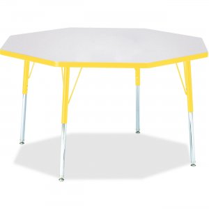 Berries 6428JCA007 Adult Height Color Edge Octagon Table