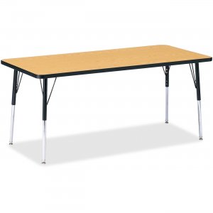 Berries 6413JCA210 Adult Height Color Top Rectangle Table