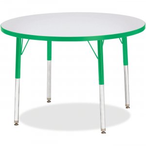 Berries 6488JCA119 Adult Height Color Edge Round Table