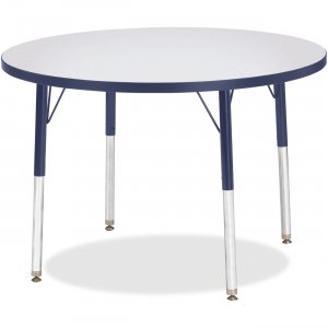 Berries 6488JCA112 Adult Height Color Edge Round Table
