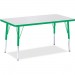 Berries 6478JCE119 Elementary Height Color Edge Rectangle Table