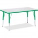 Berries 6478JCE119 Elementary Height Color Edge Rectangle Table