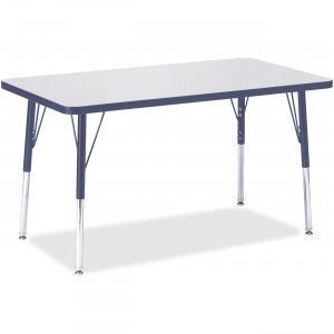 Berries 6478JCA112 Adult Height Color Edge Rectangle Table