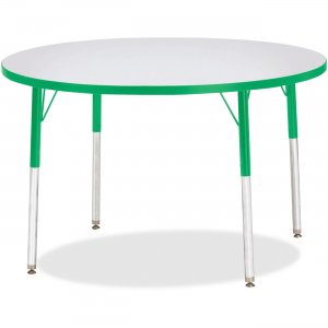 Berries 6468JCA119 Adult Height Color Edge Round Table