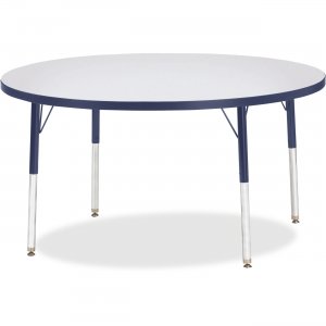 Berries 6433JCA112 Adult Height Color Edge Round Table