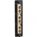 Black Box JPM451B Standard Adapter Panel, Bronze Sleeves, (3) Duplex SC Pairs, Beige