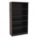 Alera ALEVA636632ES Valencia Series Bookcase, Five-Shelf, 31 3/4w x 14d x 65h, Espresso