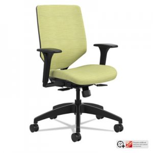 HON HONSVU1ACLC82TK Solve Series Upholstered Back Task Chair, Meadow