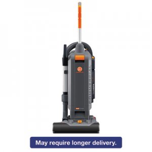 Hoover Commercial CH54115 HushTone Vacuum Cleaner with Intellibelt, 15", Orange/Gray HVRCH54115