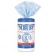 SCRUBS ITW42230CT Hand Cleaner Towels, 10 x 12, Blue/White, 30/Canister