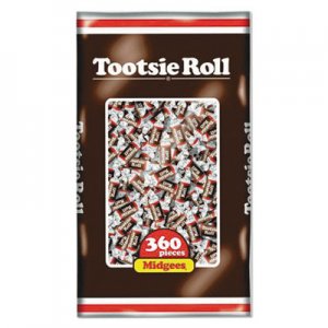 Tootsie Roll TOO7806 Midgees, Original, 38.8oz Bag, 360 Pieces