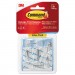 Command MMM17065CLRVPES Clear Hooks and Strips, Plastic, Medium, 6 Hooks and 8 Strips/Pack