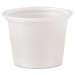 Dart DCCP100N Polystyrene Portion Cups, 1 oz, Translucent, 2500/Carton