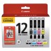 Canon CNM6513B010 Ink & Paper Combo Pack, Black/Cyan/Magenta/Yellow