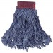 Rubbermaid Commercial RCPD253BLUEA Super Stitch Blend Mop Head, Large, Cotton/Synthetic, Blue