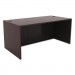 Alera ALEVA216030ES Valencia Series Straight Desk Shell, 59 1/8w x 29 1/2d x 29 5/8h, Espresso