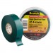 3M MMM10851 Scotch 35 Vinyl Electrical Color Coding Tape, 3" Core, 0.75" x 66 ft, Green