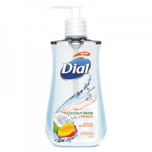 Dial 12158EA Liquid Hand Soap, 7 1/2 oz Pump Bottle, Coconut Water & Mango DIA12158EA
