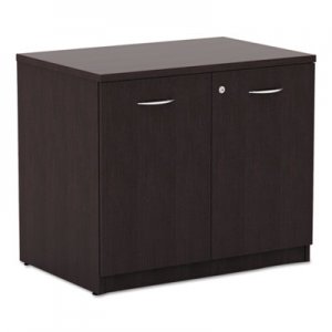 Alera ALEVA613622ES Valencia Series Storage Cabinet, 34w x 22 3/4d x 29 1/2h, Espresso