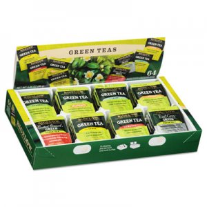 Bigelow BTC30568CT Green Tea Assortment, Tea Bags, 64/Box, 6 Boxes/Carton