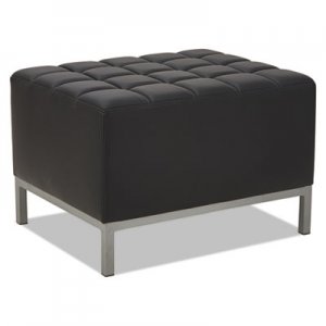 Alera ALEQB8216 QUB Series Ottoman, 26 3/8 x 21 1/2 x 17 1/2, Black