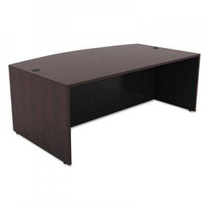 Alera ALEVA227236ES Valencia Bow Front Desk Shell, 71w x 35 1/2d to 41 3/8d x 29 5/8h