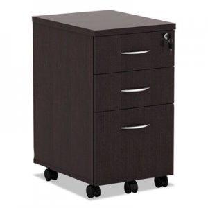 Alera ALEVA572816ES Valencia Mobile B/B/F Pedestal File, 15 7/8 x 20 1/2 x 28 3/8