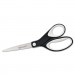 Westcott 15588 Straight KleenEarth Soft Handle Scissors, 8" Long, Black/Gray ACM15588