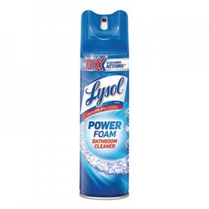 LYSOL Brand RAC02569CT Power Foam Bathroom Cleaner, 24 oz Aerosol Spray, 12/Carton