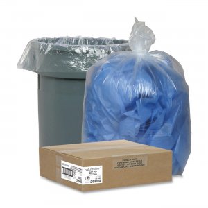 Nature Saver 29900 Clear Recycled Trash Can Liner