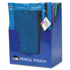 CLI 76350-ST 2-Pocket Mesh Pencil Pouch