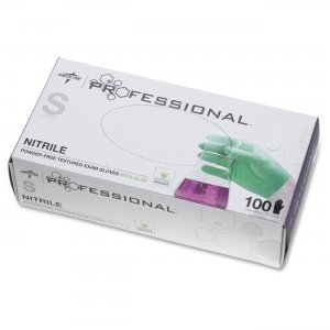 Medline PRO31761 Professional Nitrile Exam Gloves with Aloe