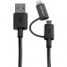 StarTech.com LTUB1MBK Lightning or Micro USB to USB cable - 1m (3ft), black