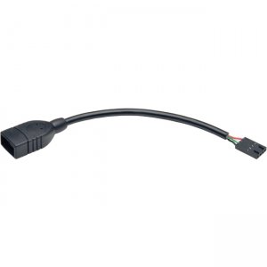 Tripp Lite U024-06N-IDC 6" USB 2.0 A Female to USB Motherboard 4-PIN IDC Header Cable